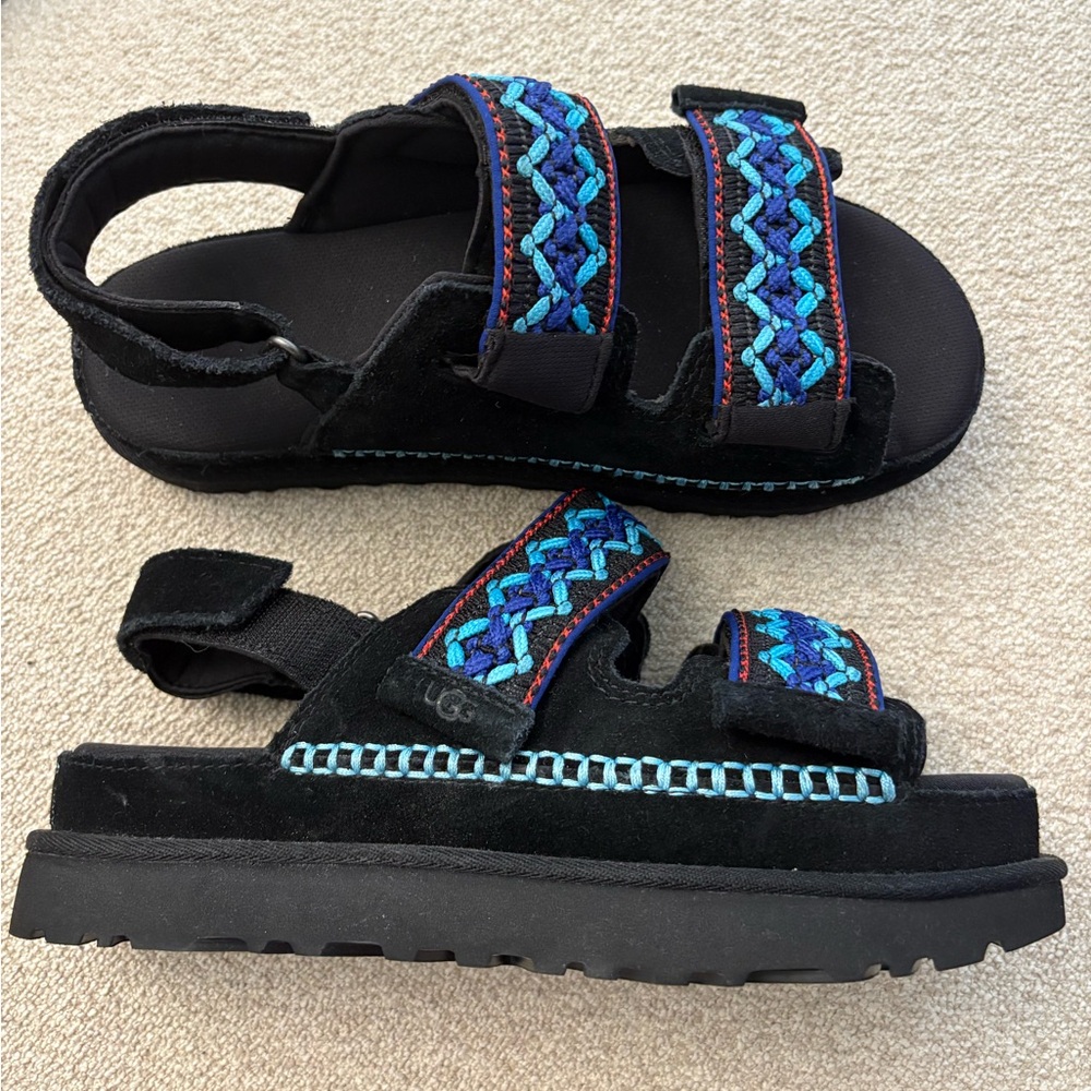 UGG Goldenstar Heritage Braid Platform Sandal